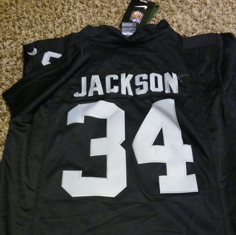 Youth small Jackson raiders jersey